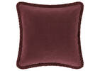 Aline Velvet Pillow 20x20 Bordeaux