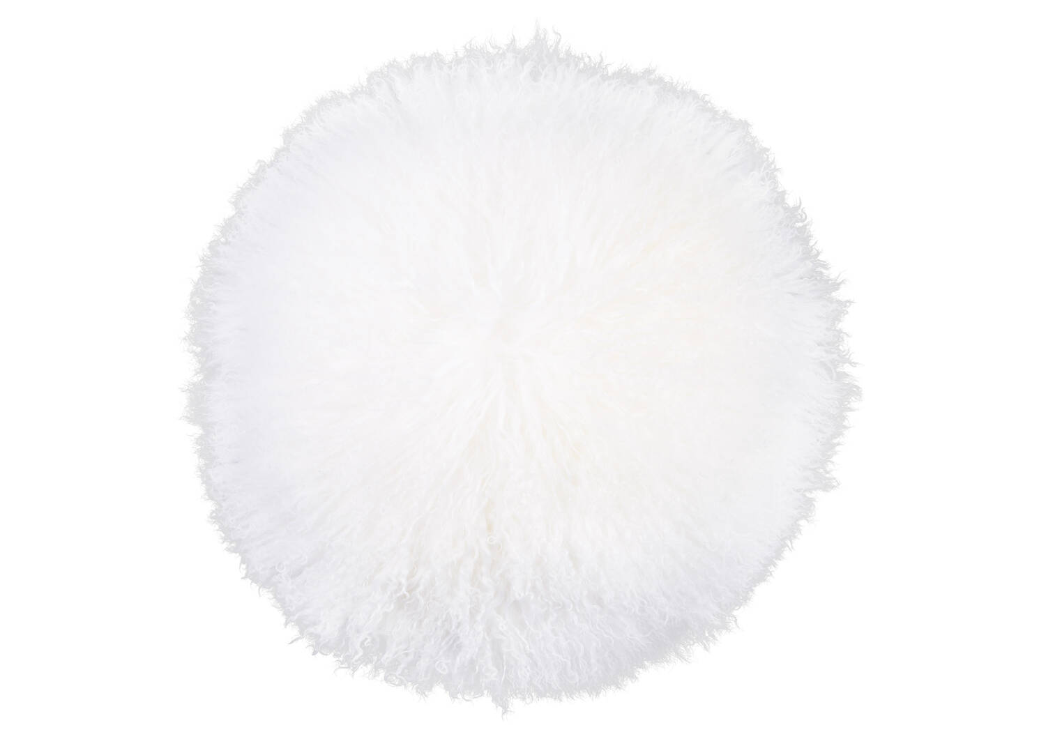 Mongolian Round Toss 16x16 White