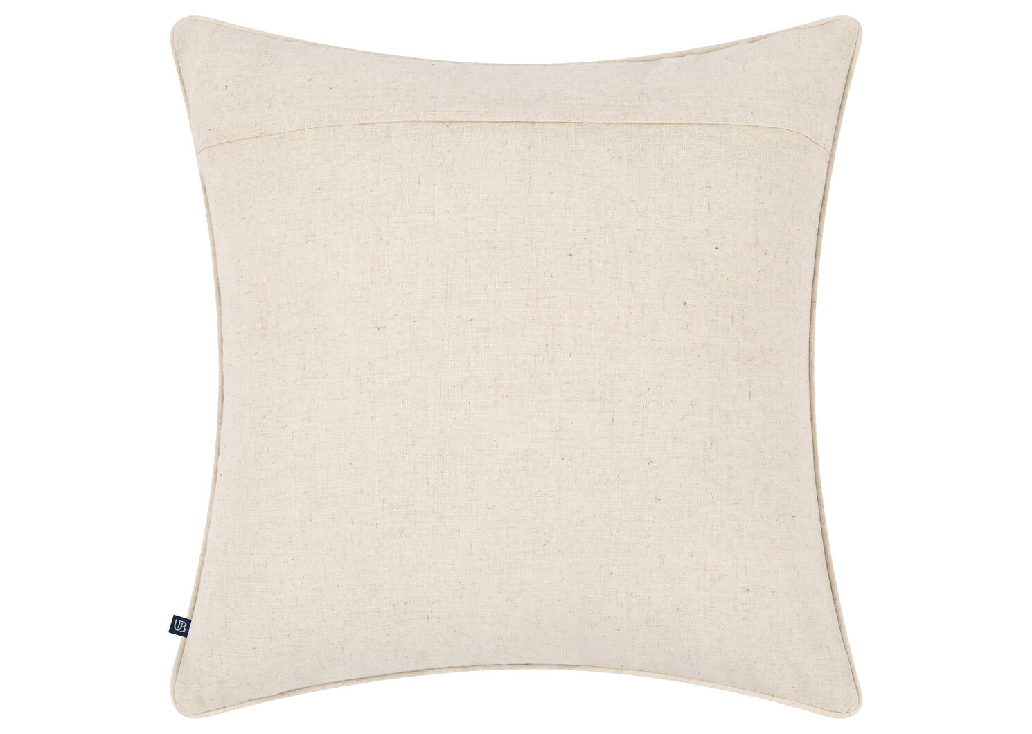 Coussin en coton Lydia 20x20 gris/sable