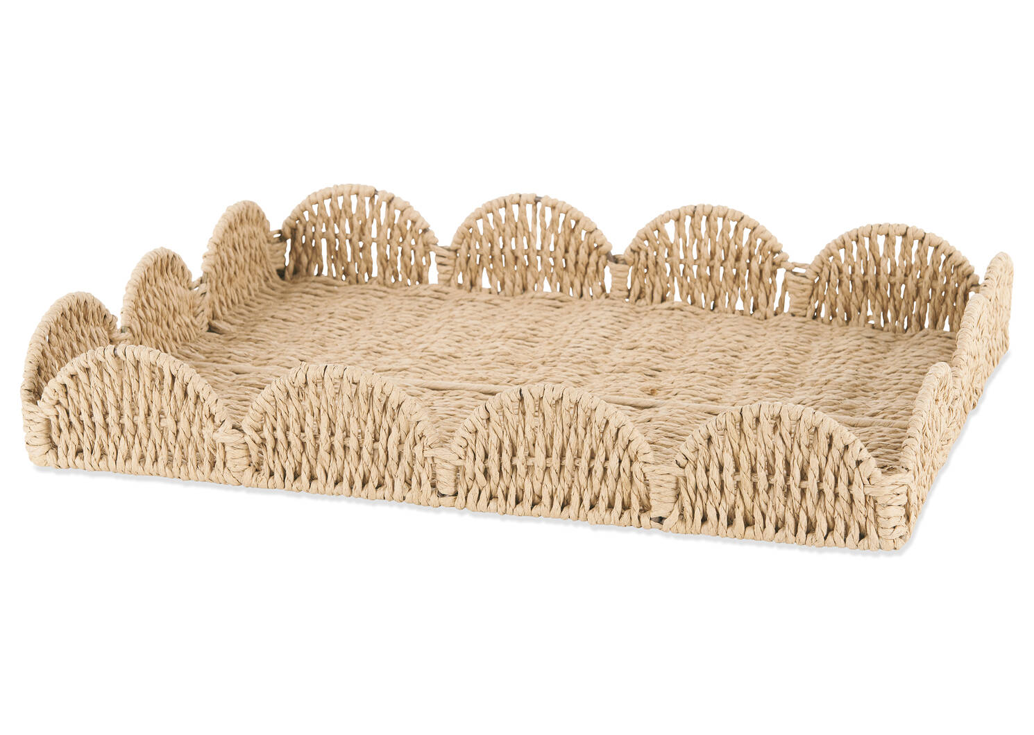 Elodie Scalloped Tray Large