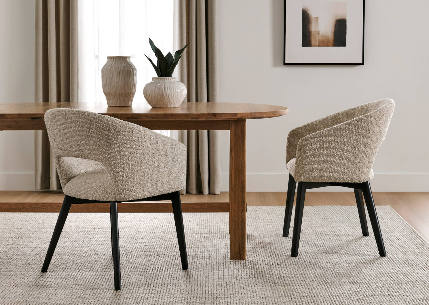 Wellis Dining Chair -Eureka Vanilla