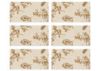 Ensemble de 6 serviettes Acorn nat./faon