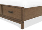 Wickham St Bed -Arwin Br/Yala Tan, QUEEN