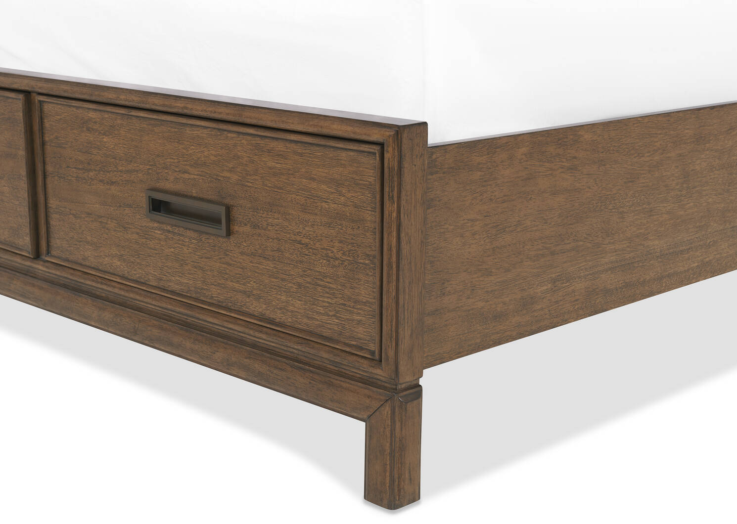 Wickham St Bed -Arwin Br/Yala Tan, QUEEN