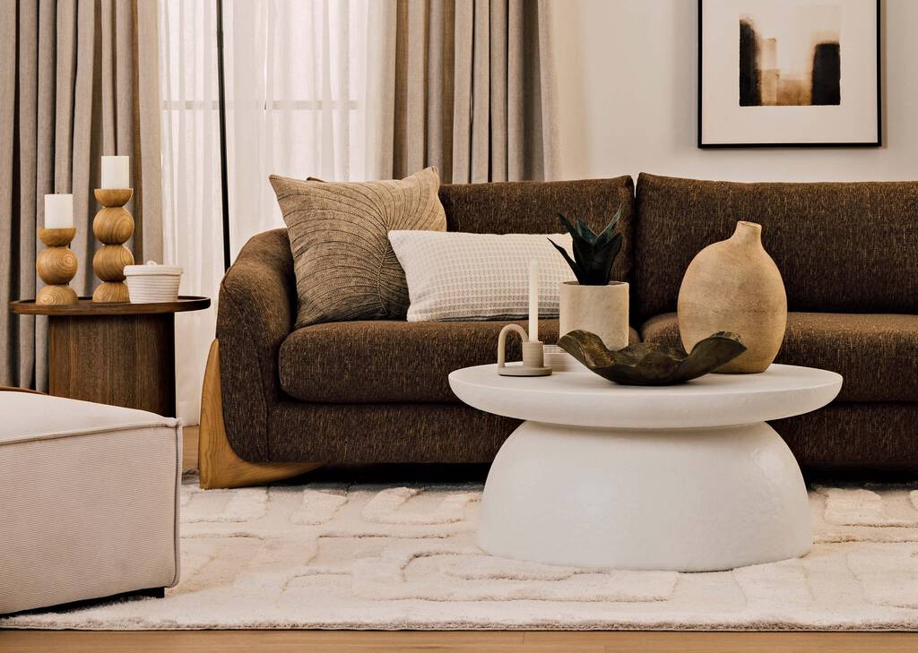 Vende Pillow 14x24 Sand/Ivory