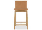 Tabouret en cuir Ciera -Olson chameau