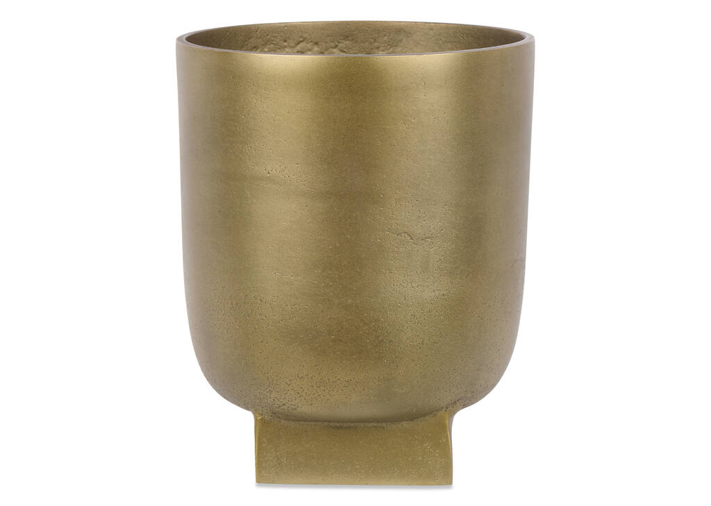 Maila Planter Small Antique Brass