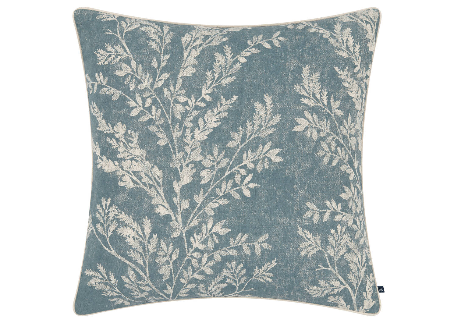 Coussin en coton Lydia 20x20 étang/sable