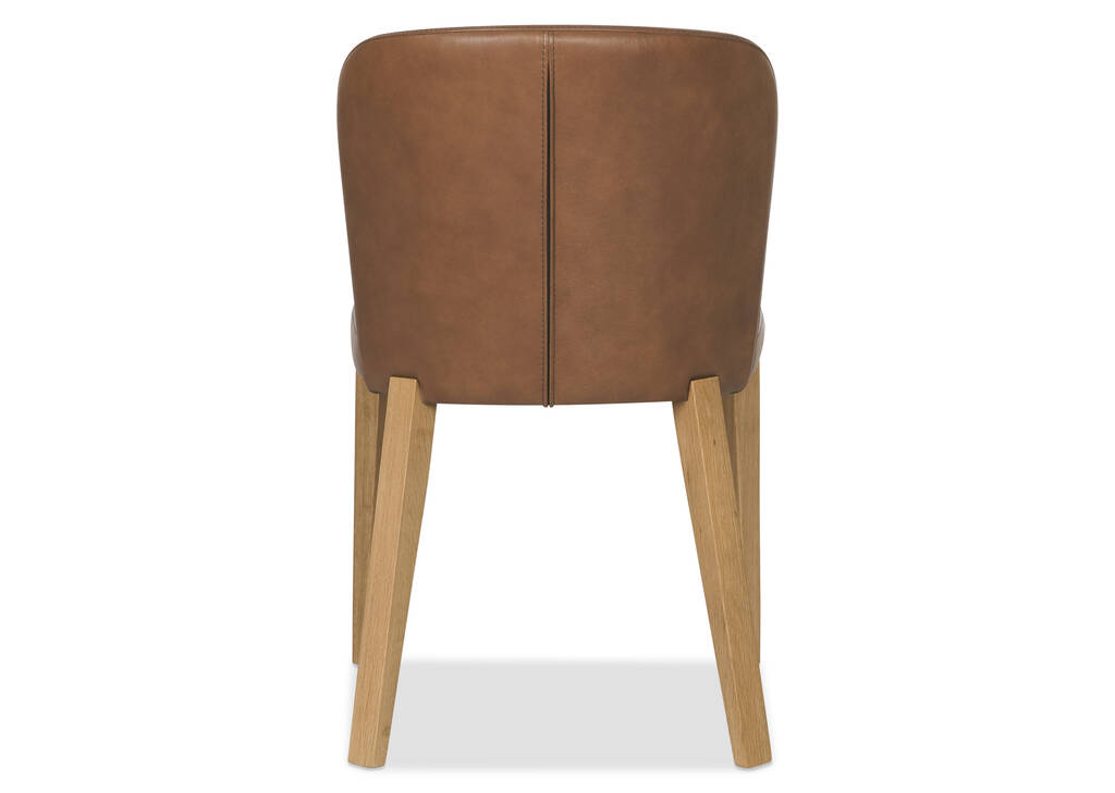 Eldridge Leather Dining Chair -Leo Mocha