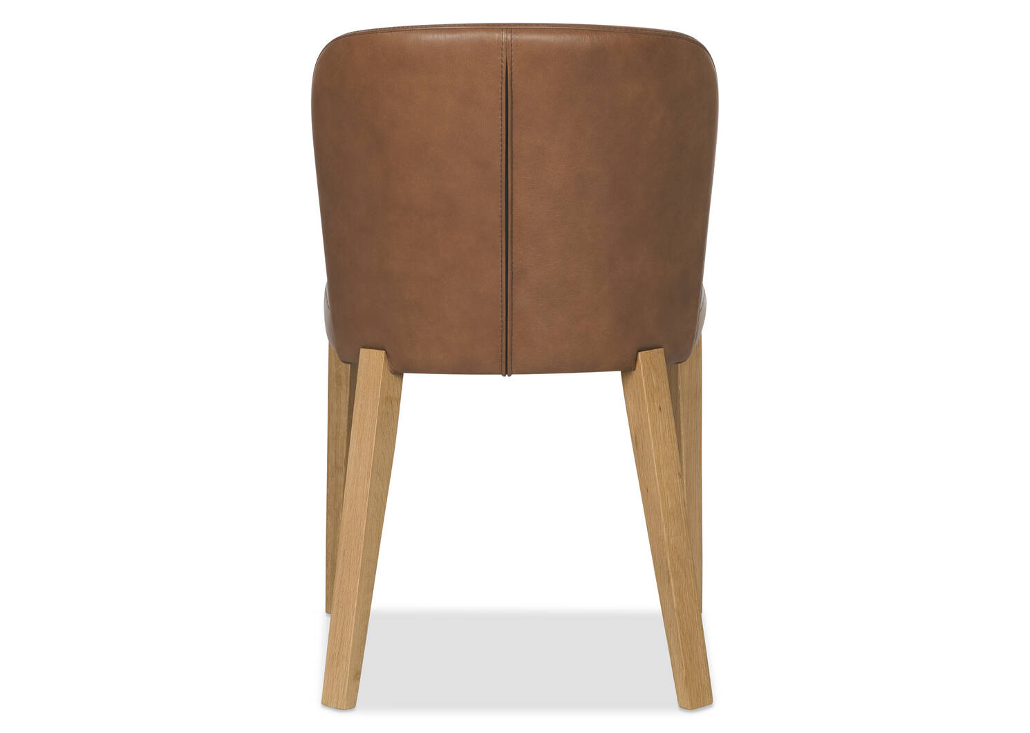 Chaise en cuir Eldridge -Leo moka