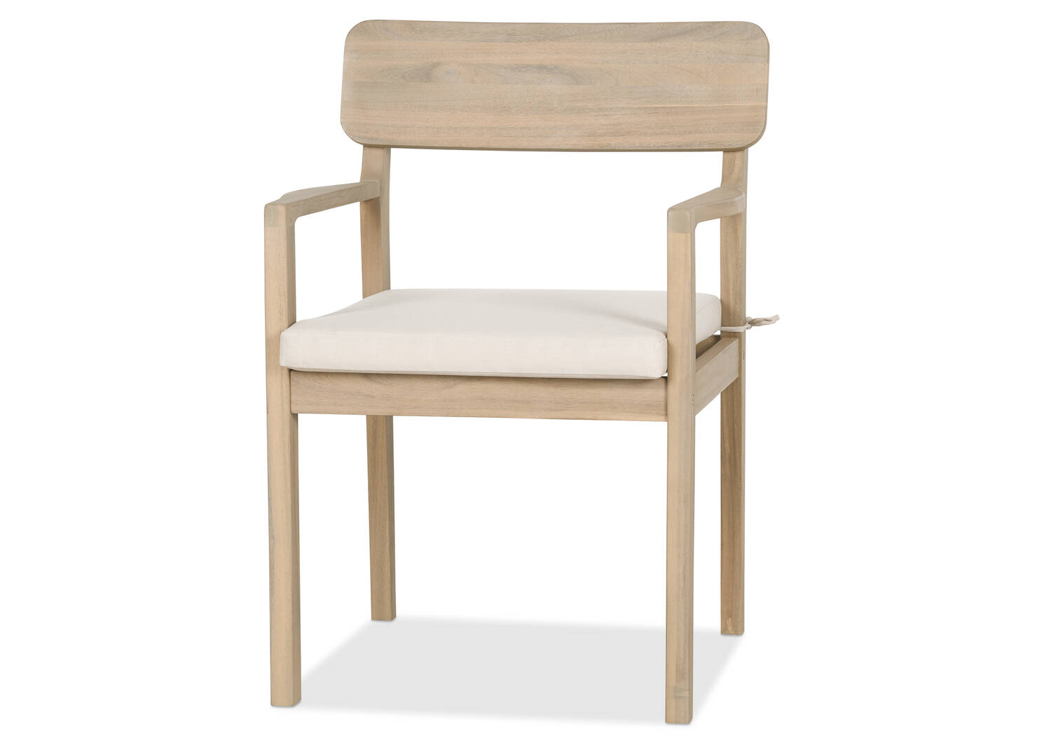 Chaise Cabrie avec coussin -naturelle