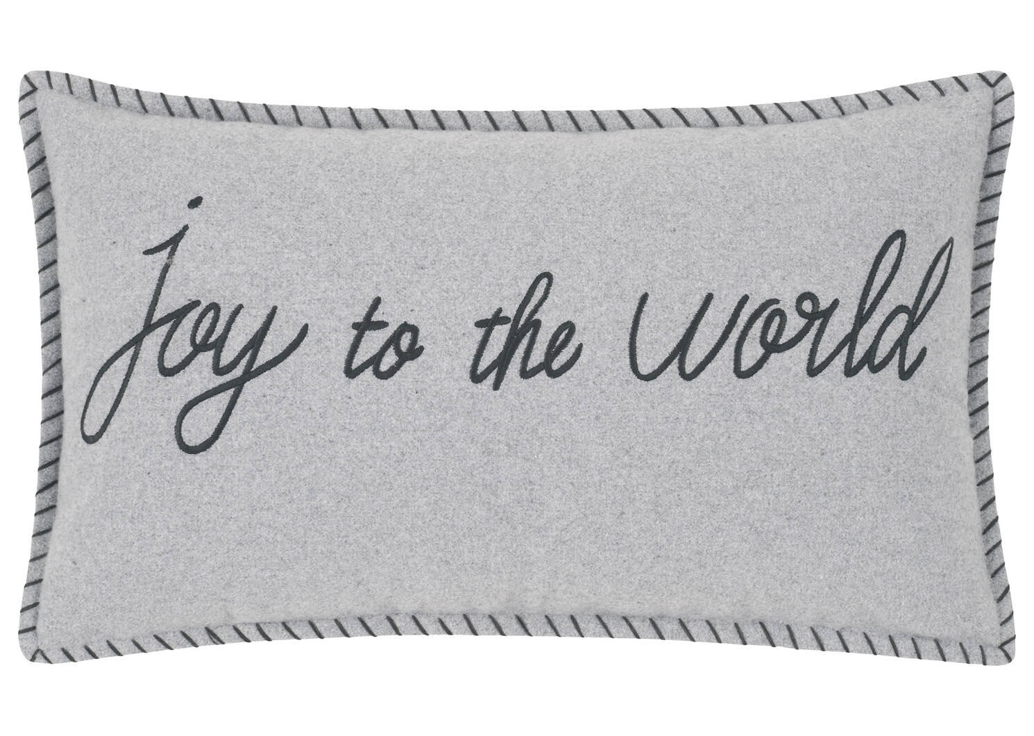 Coussin Joy 14x24 gris pâle