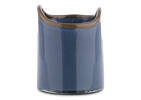 Dax Candle Holder Small Blue/Brown