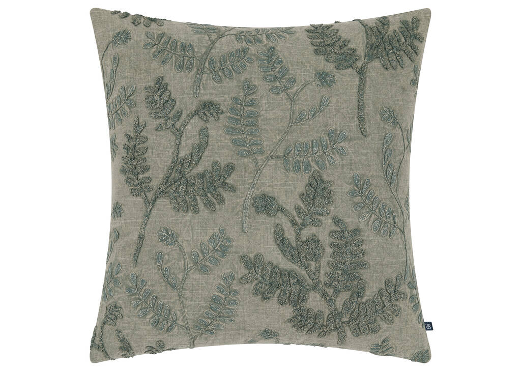 Gemma Cotton Pillow 20x20 Green