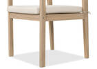 Chaise Cabrie avec coussin -naturelle
