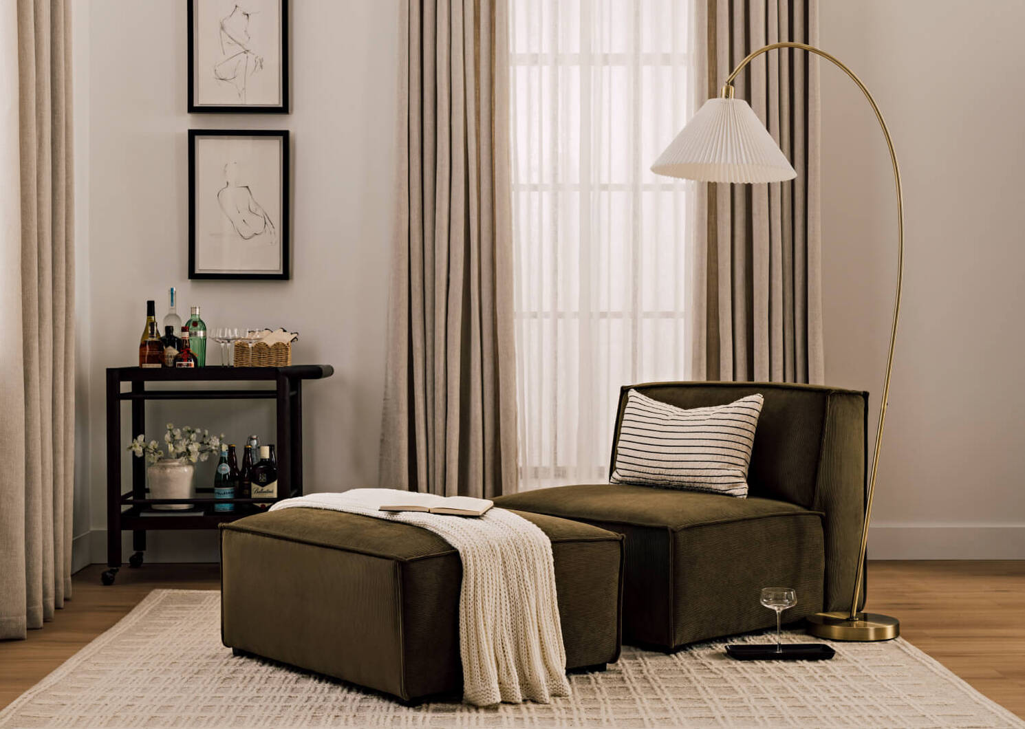 Fauteuil Felix av repose-pieds -Tao mous