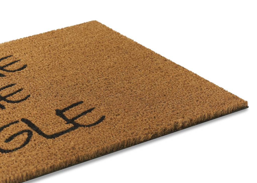 Welcome to the Jungle Doormat Natural