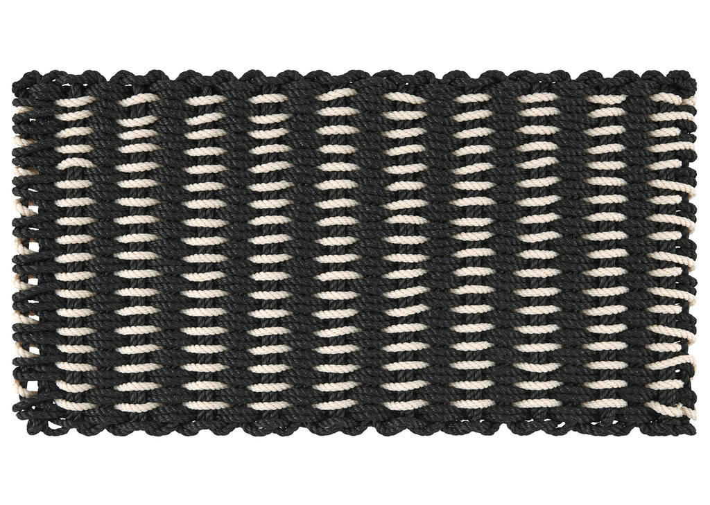 Paillasson Rope Weave noir/ivoire