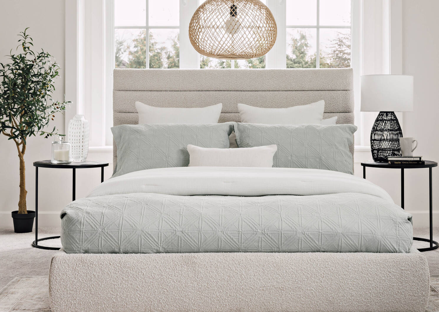 Arden Duvet Sets - Glacier