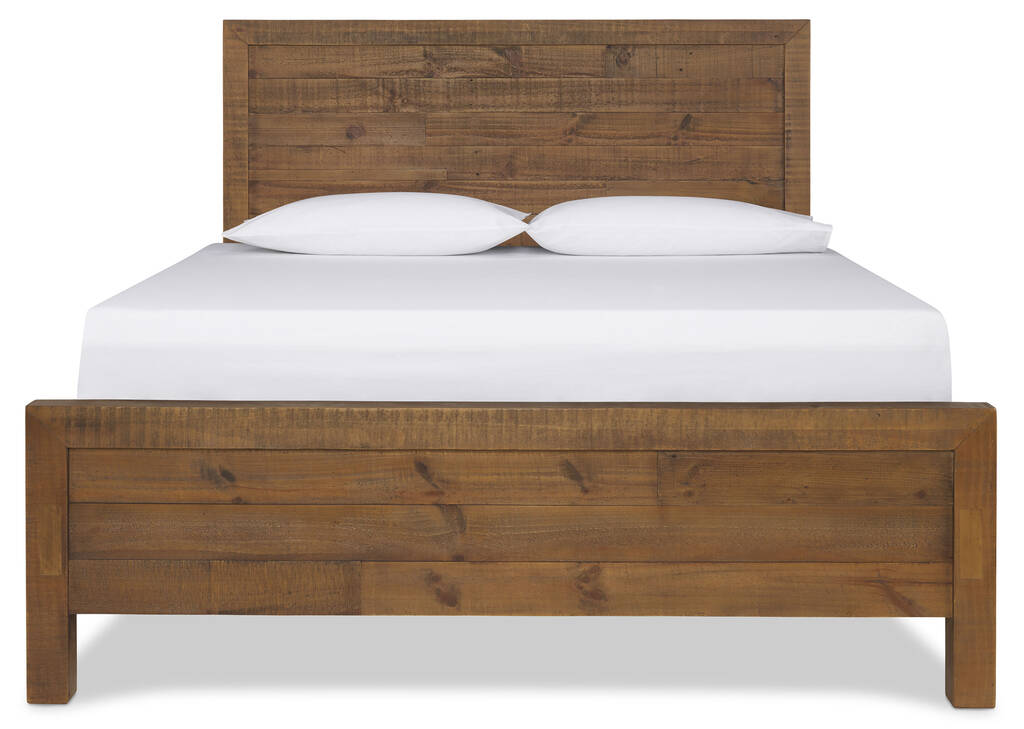 Sydney Bed -Romy Pine, QUEEN
