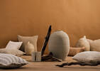 Bellamy Cotton Pillow 20x20 Ash