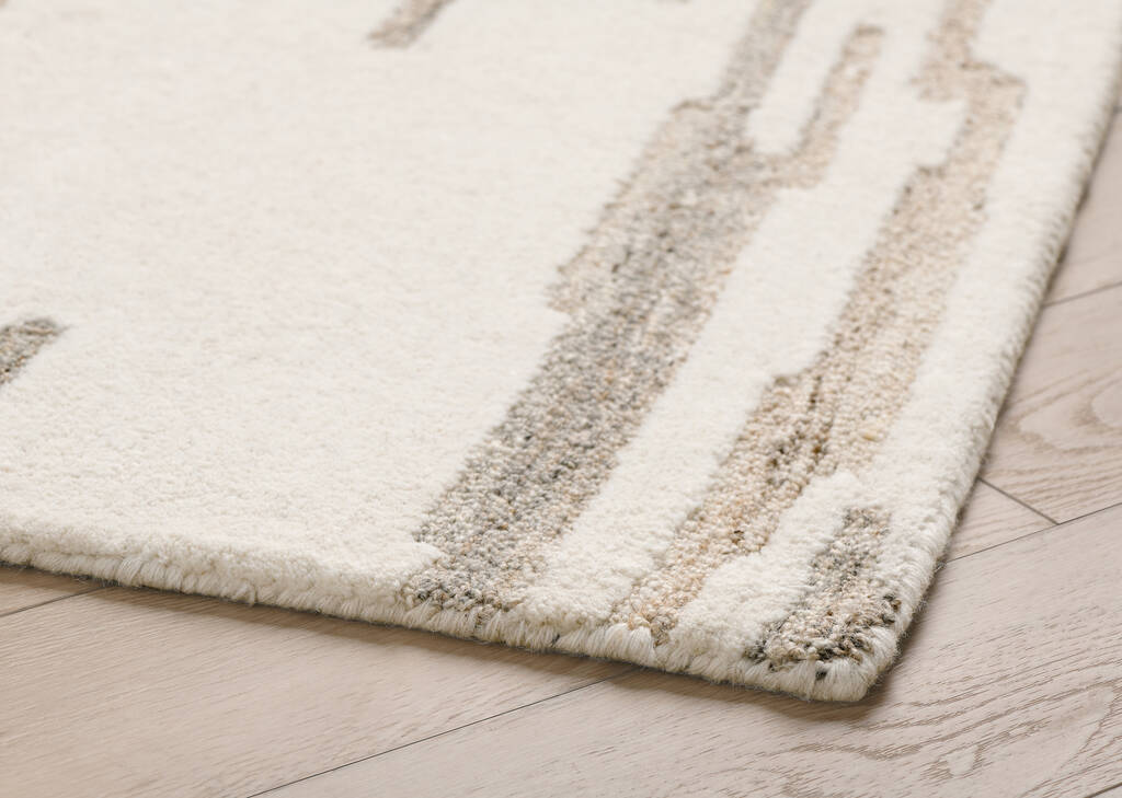 Willis Wool Rug 60x96 Ivory/Sand/Grey