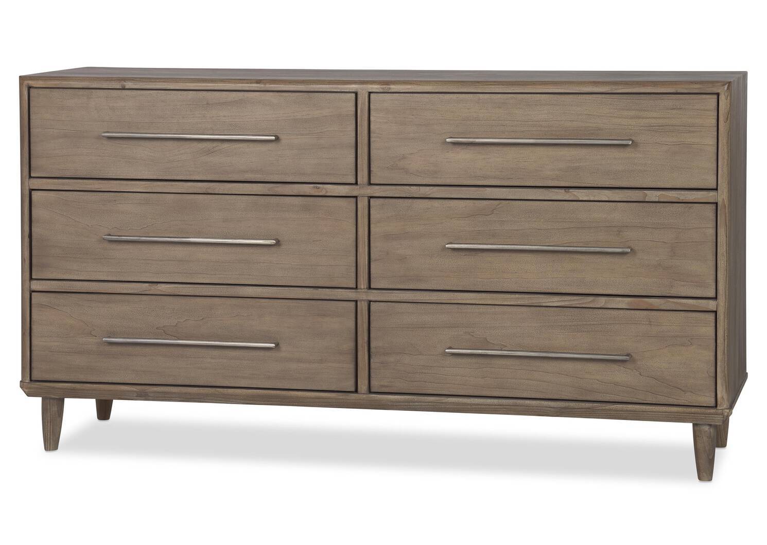 Luna 6 Drawer Dresser -Stone Pine