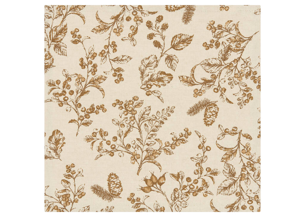 Acorn Napkins Set of 6 Natural/Fawn