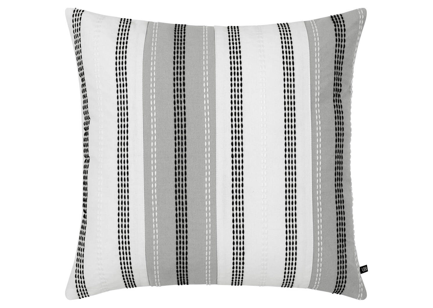 Coussin Drea 20x20 ivoire/gris/noir