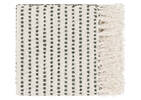 Whitby Throw Ivory/Green