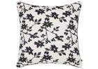Alaya Floral Pillow 20x20 Ivory/Black