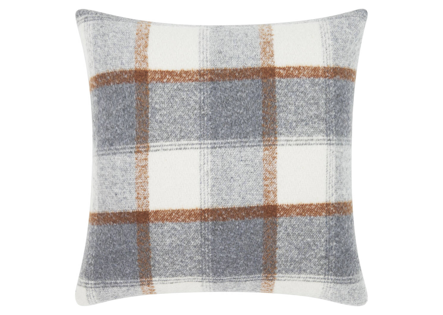 Coussin Cormac 20x20 gris/ivoire/tamarin