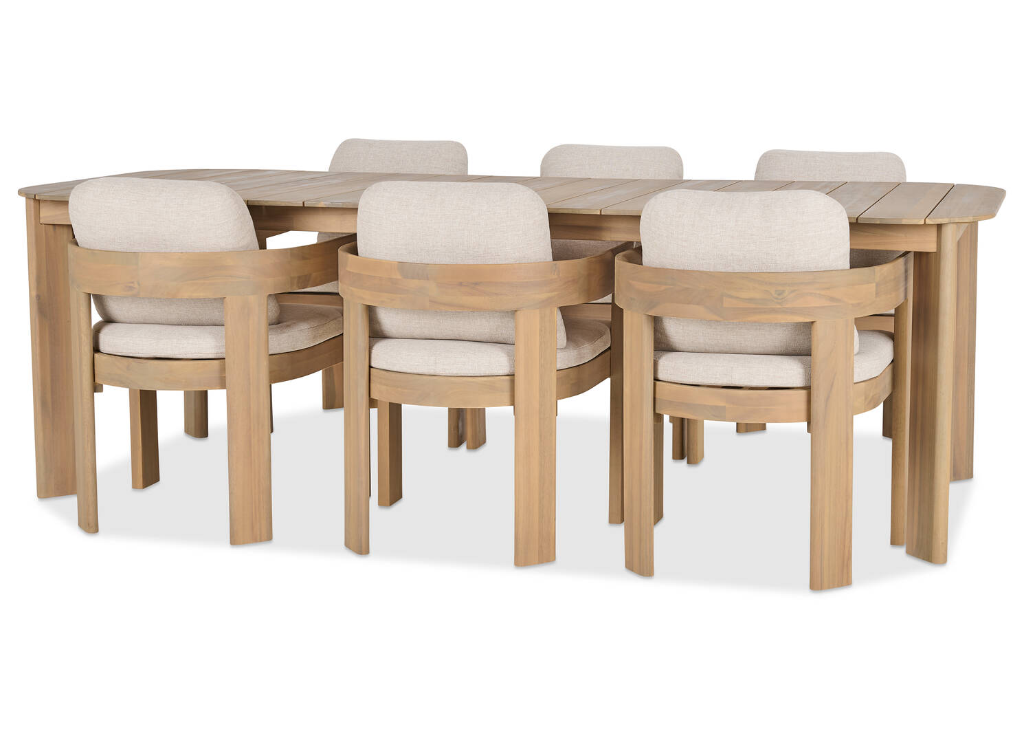 Tonga Outdoor Dining Chair -Elio Oyster