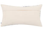 Coussin Evora 12x22 sable/noir