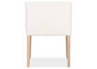 Chaise cuir av acc. Marciona -Forega bl