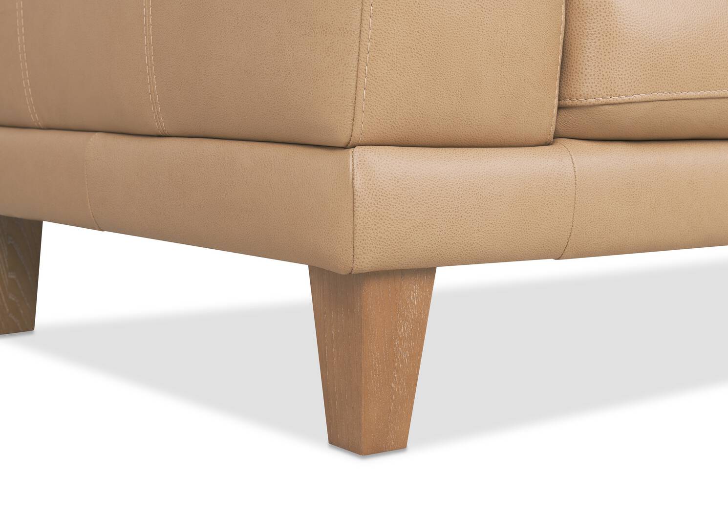 Carson Leather Sofa Chaise RCF -Zen Ston