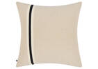 Coussin en coton Leslie 20x20 iv/noir