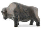 Clyde Bison Decor Grey