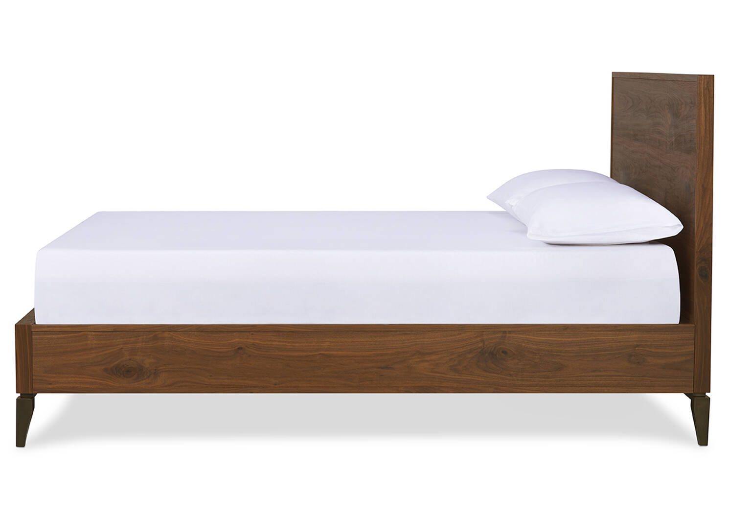 Houston Bed -Harris Walnut, QUEEN