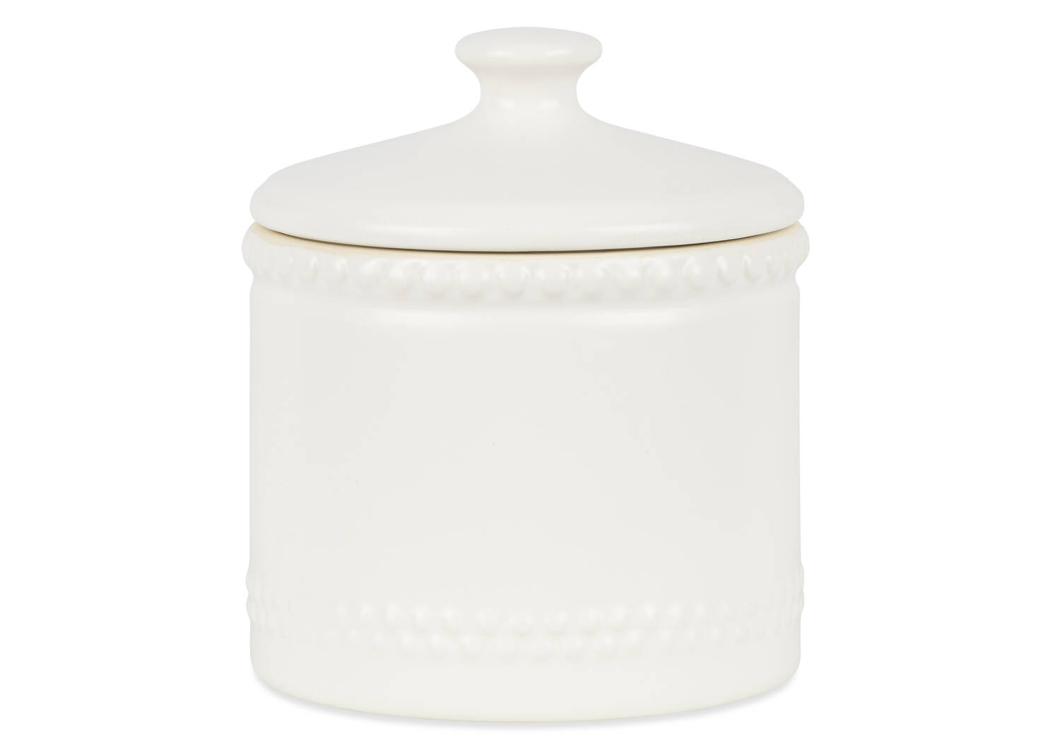 Petit bocal Brindley blanc