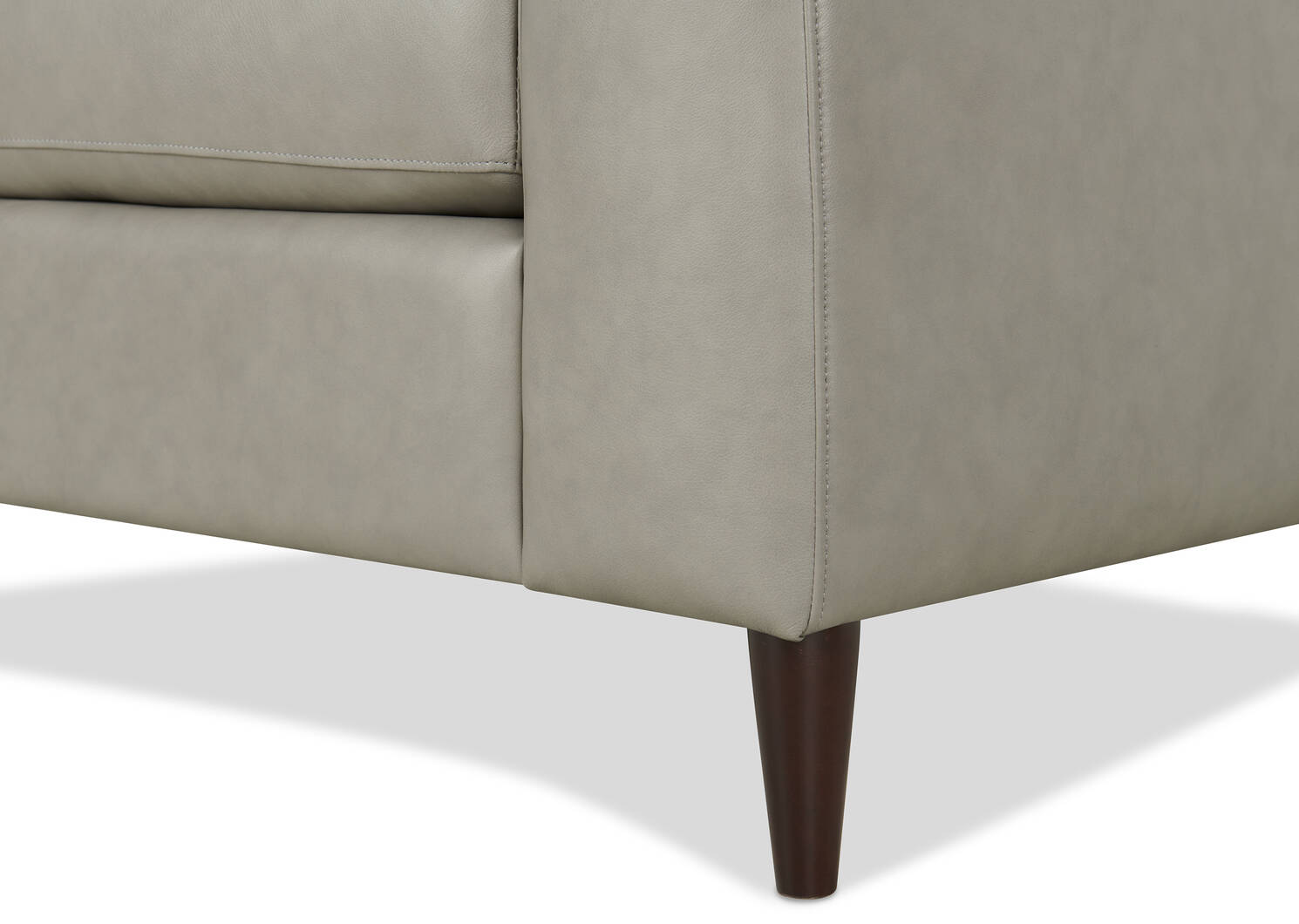 Canapé d'angle en cuir Kaston personnalisé