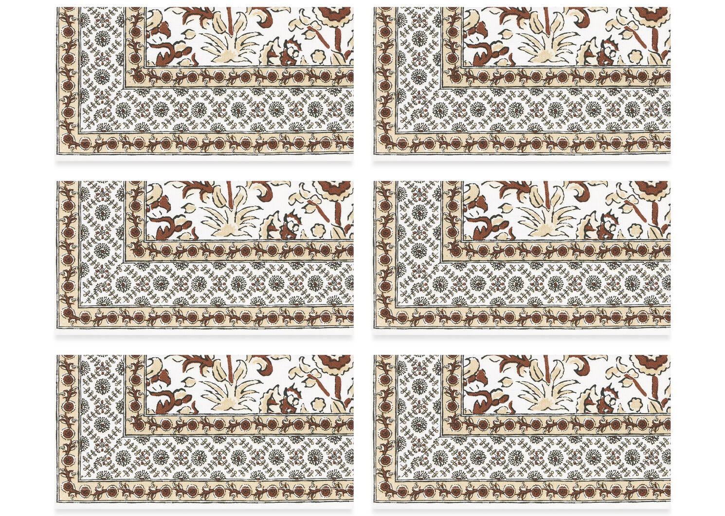 Montecito Napkins Set of 6 Sand/Multi