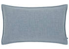 Coussin Layton 14x24 bleu mer