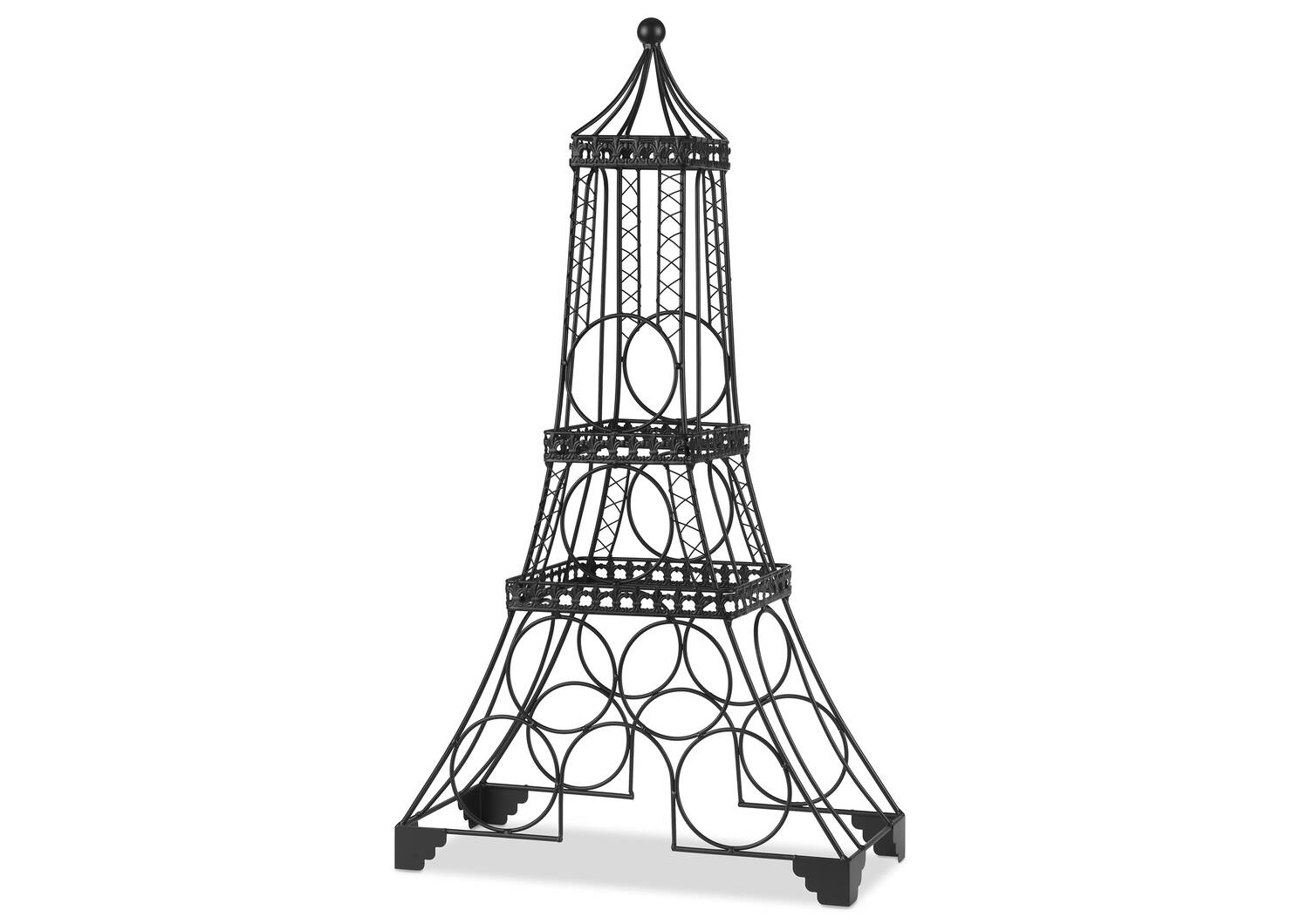 Support à vin Eiffel Tower noir