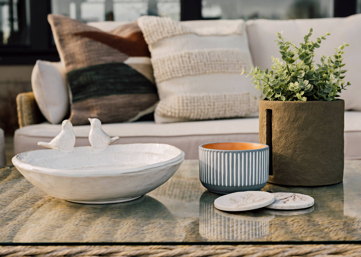 Ensemble de sous-verres Anona