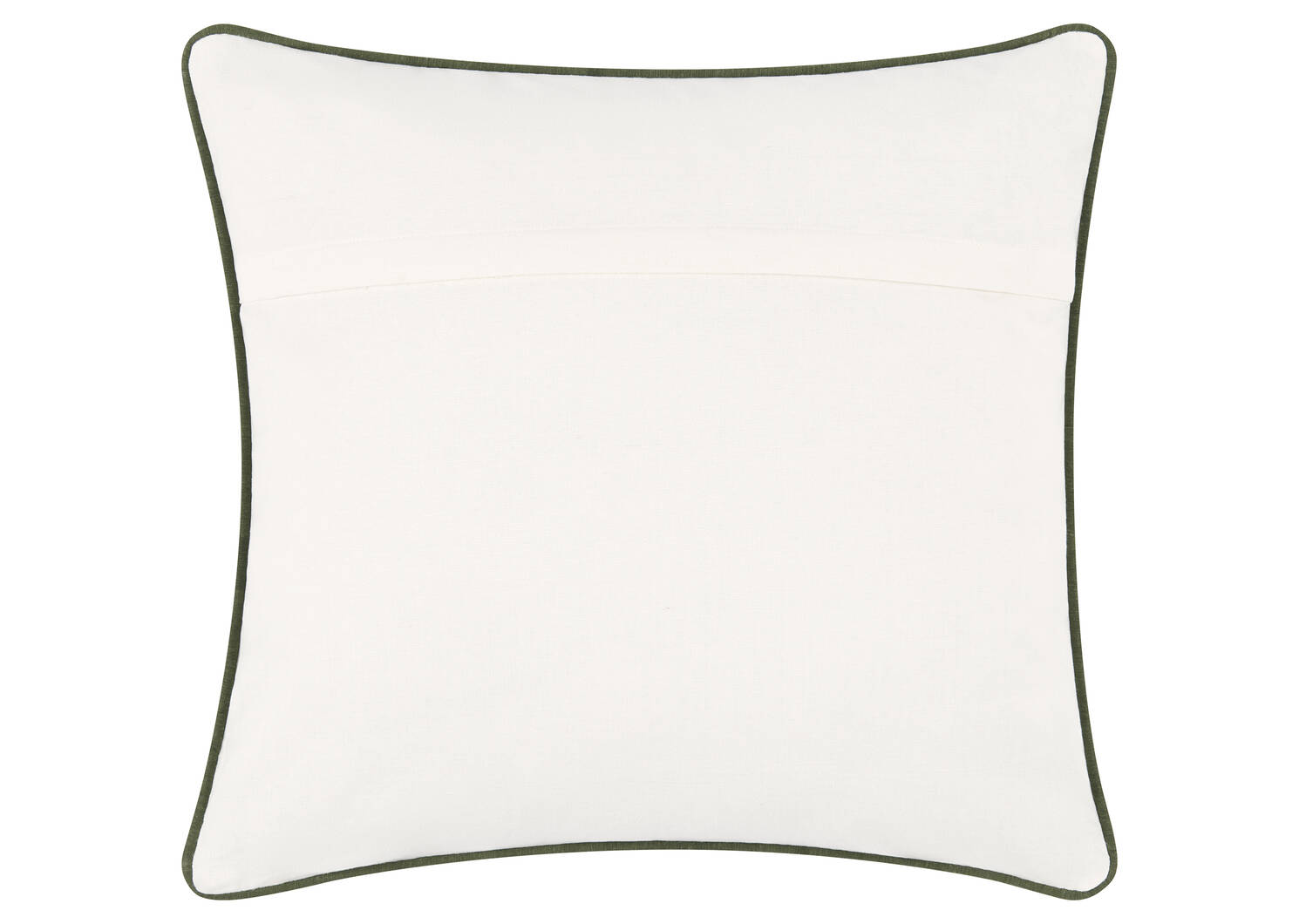 Coussin ext. Corsica 21x21 ivoire/vert