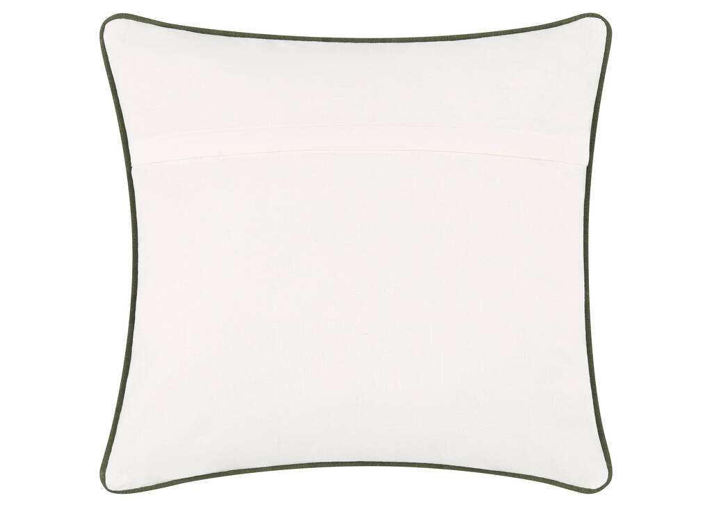 Coussin ext. Corsica 21x21 ivoire/vert