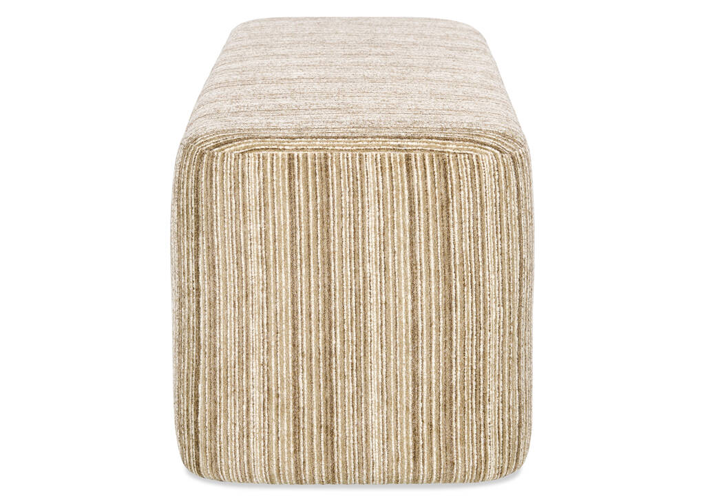 Banc rembourr&eacute; Frida, g lit -Percy moka