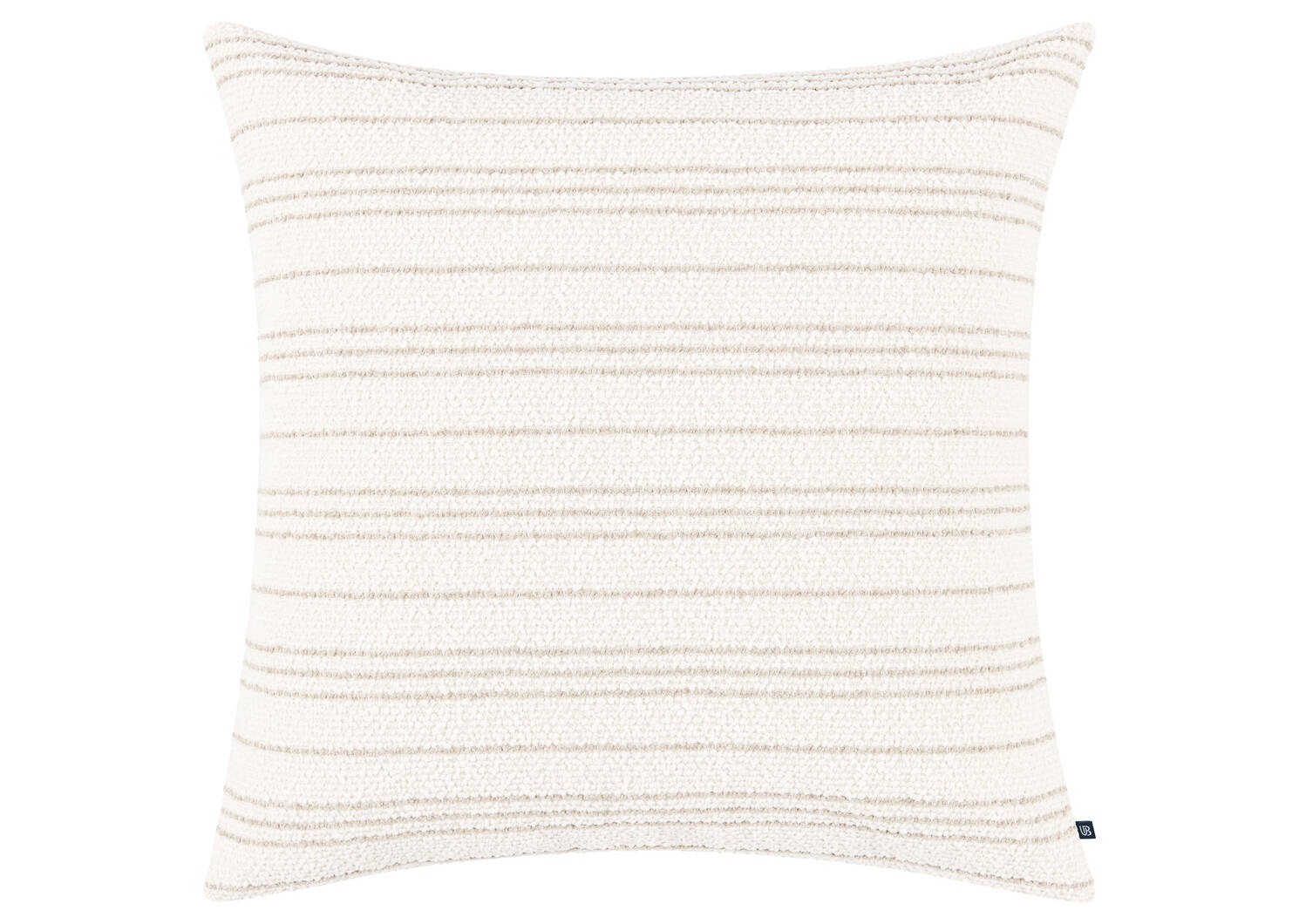 Cierra Striped Pillow 20x20 Ivory/Sand