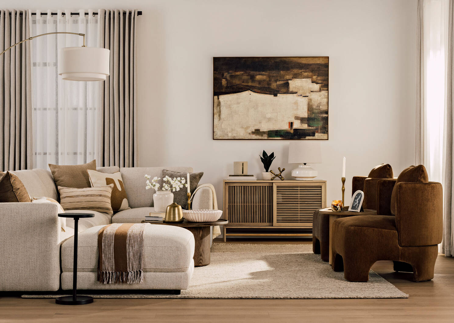 Tapis Turner 60x96 naturel/ivoire